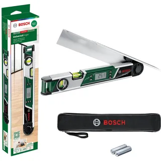 Bosch Winkelmesser UniversalAngle | Winkel bis 220° präzise messen und übertragen, mit integrierter Berechnungsfunktion für Gehrungswinkel, im Karton