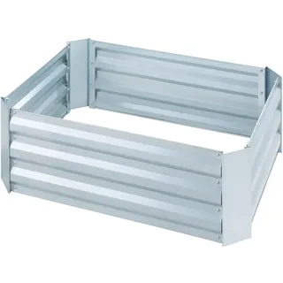 Tectake Valeriana 80 x 60 x 30 cm silber