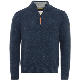 camel active Herren Stricktroyer Pullover, Night Blue, L