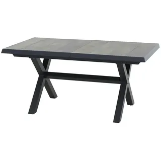 Siena Garden Sincro Gartentisch 90 x 200 x 77 cm Washed Grau
