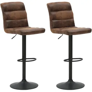 byLIVING Barhocker PHIL 42 x 100 cm Braun