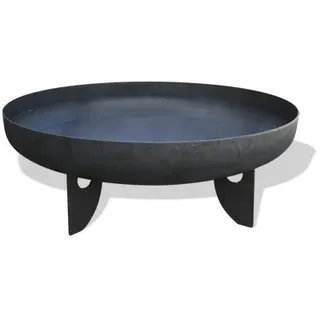 Feuerschale Ø80cm Feuerstelle aus Stahl mit vier Beinen Pflanzschale