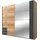 Schwebetürenschrank Emden 225 x 210 x 65 cm Grau
