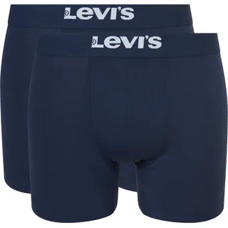 Levi's Boxershorts unifarben blau S 2er Pack