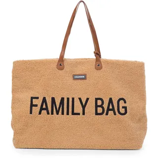 Childhome Family Bag Wickeltasche Teddy Beige