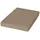 Topper-Spannbettlaken Jersey-Elasthan 90 x 200 - 100 x 220 cm grau