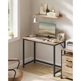 VASAGLE Tisch, Computertisch, Bürotisch, 100 x 50 x 76 cm - Kastanienbraun