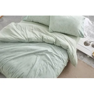 Burrito Blanco | Flanell-Bettbezüge | 135 cm breite Betten (+ verfügbare Größen) | Design 571 | Mintfarbe (135 x 190/200 cm)