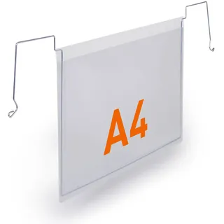 Durable Drahtbügeltasche A4 transparent 50 St.