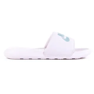 Nike Wmns Victori One Slide Barely Rose/Metallic Silve 39 - Weiß, Blau