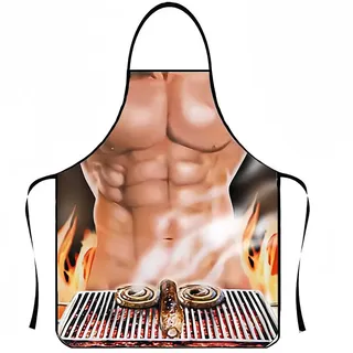 PYRUVAE Kochschürze Küchenschürze Lustige Schürze Wasserdichte für Herren Damen Geschenk für Party Costume Grill