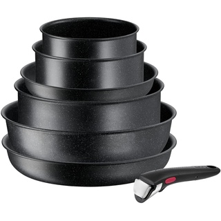 Tefal L3998702 Pfanne + Kochtopf, Schwarz