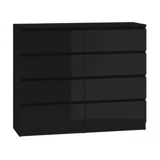 roe furniture Sideboard 120 x 0 x 0 cm schwarz Hochglanz