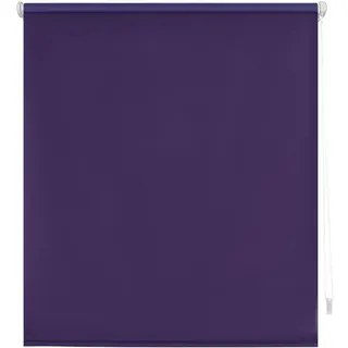 Decorblind Verdunkelungsrollo, glatt, ohne Werkzeug und ohne Bohren, Maße 52 x 180 cm (Breite x Länge), Stoff 49 x 175 cm, Violett, für Fenster