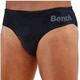 Badeslip BENCH., Herren, Gr. 4, N-Gr, schwarz, Polyamid, unifarben, Badehosen Badeslip, klassischer Stil, mit Innenkordel