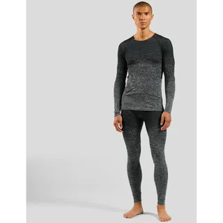 Odlo The I-thermic X-warm Base Layer top 2.0 + Rechargeable Battery odlo steel grey melange - black (10829) M
