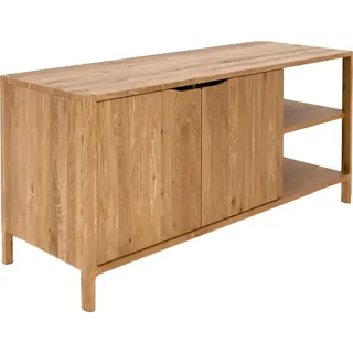 Sideboard in Wildeiche massiv geölt, montiert, THORNBURY-165 - Braun