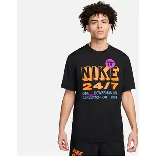 Nike Top Herren Dri-Fit Uv Hyverse Short-Sleeve GFX, Black, L