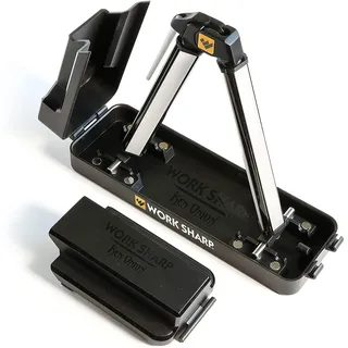 WORK SHARP WORK SHARPTM® Angle Set Profi Messerschärfer - Outdoor Messerschleifer mit 3 Körnungen - Universal Schärfsystem klein mit 5 Winkeln für alle Messer - Hochwertiger Schärfer