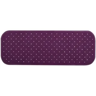 MSV Premium Duschmatte Badematte Badewannenmatte Badewanneneinlage antibakteriell rutschfest mit Saugnäpfen-Violett/Lila-duftet nach Rosen-ca. 36 x 97 cm-waschbar bei 60° Grad, Purple