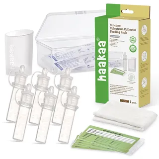 Haakaa Kolostrum Sammler (vorsterilisiert) Multi-Size 6er Set 6 St transparent