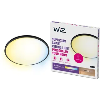 WIZ SuperSlim 1 rund schwarz