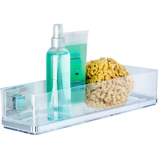 Wenko Quadro Duschkorb Edelstahl, Kunststoff