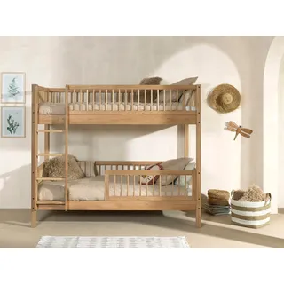 Home Affaire »Eiche massiv, Made in Europe, langlebige Qualität« B/H/T ca. 208x176x98cm, Schublade+unterer Rausfallschutz optional, 2 Lattenroste, wahlweise mit oder ohne Bettschublade und Absturzschutz,