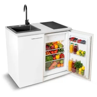 MPM SMK-02 Kühlschrank 100 l 1000 mm hoch Weiß/Grau