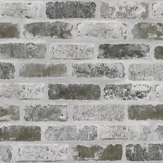 Timeet Selbstklebende Tapete Ziegel Effekt Steinoptik 44x1000cm Blau Grau Klebefolie Stein Vintage Steintapete Selbstklebend Vinyl Wasserdicht Klebetapete für Küche Wand Möbel