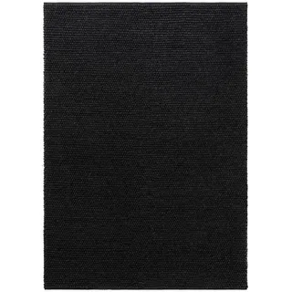 benuta Pure Wollteppich Beads Anthrazit 160x230 cm , Textil , Beton Optik , Rechteckig , 160x230 cm , pflegeleicht , Teppiche und Böden, Teppiche, Schafwollteppiche