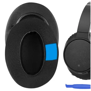 Adhiper WH-CH720N Ohrpolster für Sony WH-CH720N, WH-CH710N, WH-CH700N Kopfhörer, Ersatz-Ohrpolster aus Proteinleder & Memory-Schaum – Schwarz