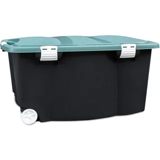 Allzweckbox XXL Spielzeugkiste 120l - Rollbox Rollenbox Gartenbox Spielzeugbox