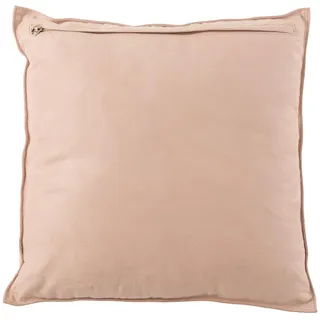 Jolipa Kissen, Kreuz, quadratisch, Leder, Rosa