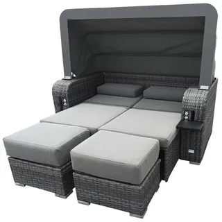 Home Deluxe Strandkorb HOLBY - mit Abdeckung