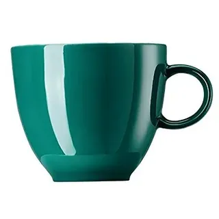 Thomas Sunny Day Espresso-Mokka-Obertasse, Obere, Porzellan, Seaside Green, 80 ml, 10850-408544-14722 - Grün