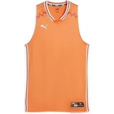 Puma, Damen, Sportshirt, Hoops Team Women's Game Jersey (S), Orange, S