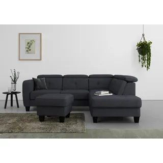 sit&more Stauraumhocker Belluci 58 x 48 x 58 cm Blau