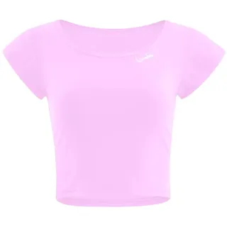Crop-Top WINSHAPE "AET137LS", Damen, Gr. XXL, rosa (lavender rose), 85% Polyester, 15% Elasthan, Rundhals, Tops Crop-Top, Functional Light and Soft Cropped