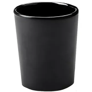 Garcia de Pou 6 Stück - Becher 'Asami Ware', 240 ml, Ø 7,5 x 9,2 cm, Schwarz, Melamin