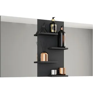 VCM Mid.you Badezimmerspiegel Schwarz