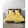 Mako-Satin Uni Gelb 135 x 200 cm + 2 x 80 x 80 cm