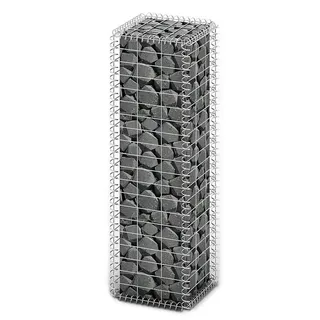 vidaXL Steinkorb Gabione mit Deckeln 100 × 30 × 30 cm