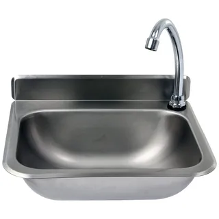 Saro Handwaschbecken 375x310x190 mm silber