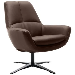 Trendmanufaktur Sessel , Braun , Leder , Echtleder , Anilinleder , 81x92x83 cm , Made in Eu , Lederauswahl, Stoffauswahl , Wohnzimmer, Sessel, Ledersessel