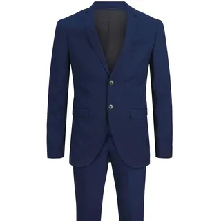 JACK & JONES Franco Plus Size Anzug - Medieval Blue - 62