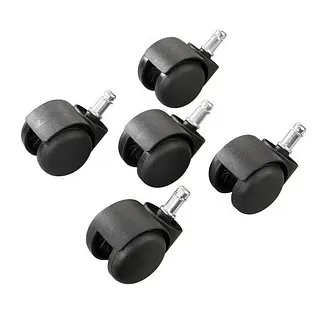 kompatible Ware Stuhlrollen für Teppichböden, 5 St.