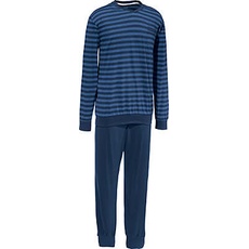REDBEST Single-Jersey Herren-Schlafanzug, blau, 56