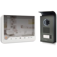 Extel - Videotelefon - Ice, 2-adrig, einfach zu installieren, mit Spiegeleffekt, mit Speicherpass, Überwachungsfunktion, Nachtsicht, Infrarot-LEDs, Evolutionary Connected Platform- 720306