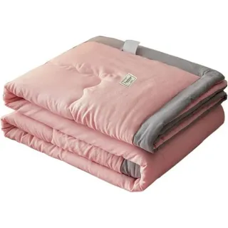 Sommerbettwäsche, Pflegebettwäsche, Sommerbettwäsche aus gewaschener Baumwolle, Sommerbettwäsche aus Aloe Vera-Baumwolle, Einzel- und Doppelbettwäsche, Maschinenwaschbar, Ozeanblaues Küstenmotiv